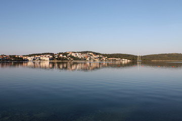Fototapeta na wymiar Early morning on the Croatian coast