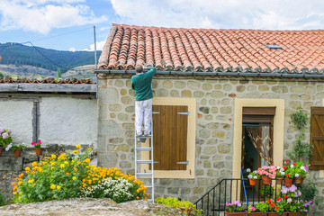 Village of Burgos. Spain. Castilla y Leon