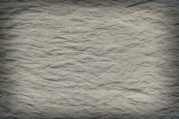 Texture of gray crumpled fabric for background and design