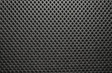 Closeup the mesh fabric pattern of the backrest of the chair 