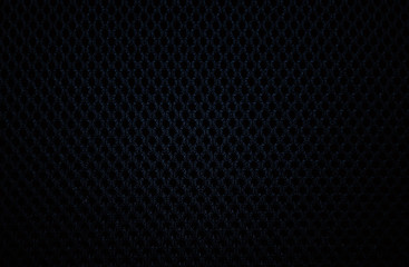 Closeup the mesh fabric pattern of the backrest of the chair 