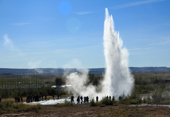 Iceland geyser Strokkur