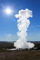 Iceland geyser Strokkur