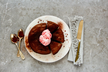 Chocolate coffee cake