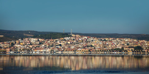 Fototapeta premium Vista Panoramica di Sant'Antioco - Sardegna - Italia