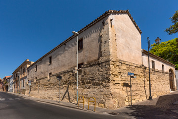 Costruzione fatta con mattone crudo - Centro storico di Selargius (Cagliari)  - Sardegna - Italia