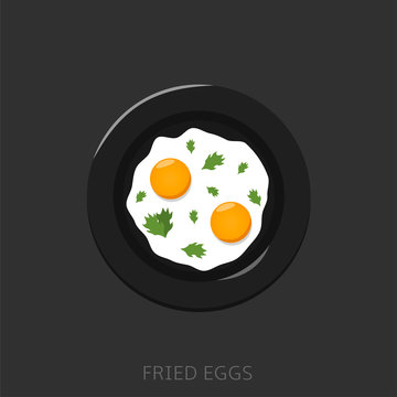 Fried eggs smile