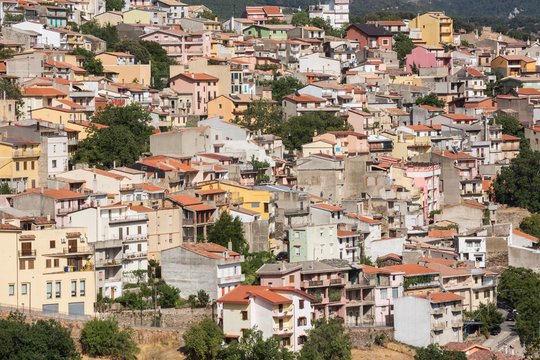 Centro storico di Seulo (Nuoro) - Sardegna - Italia
