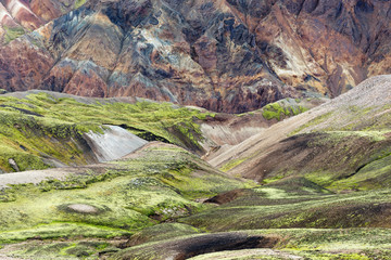 in den bunten Bergen, Landmannalaugar, Island