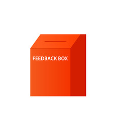 Feedback box icon. Clipart image isolated on white background