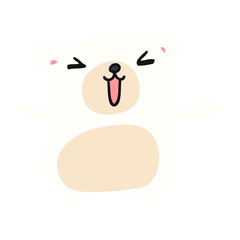cartoon kawaii cute teddy bear