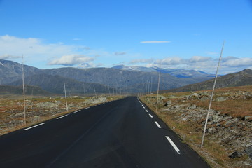 Road in mountains