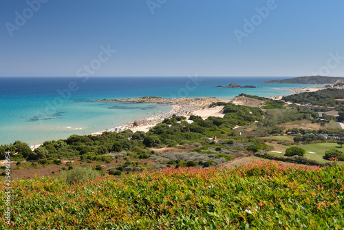 Spiaggia Chia Domus De Maria Sardegna Stock Photo And