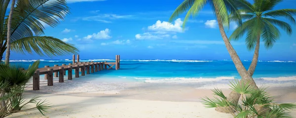 Zelfklevend Fotobehang Perfect beach © FrankBoston