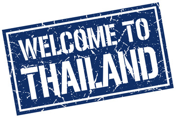 welcome to Thailand stamp