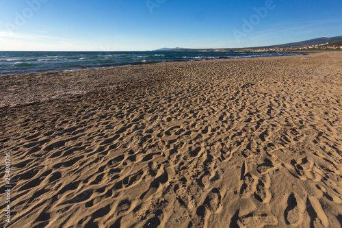 Spiaggia Di Is Arenas Narbolia Sardegna Stock Photo And
