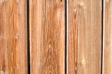 Old wooden lining on wall