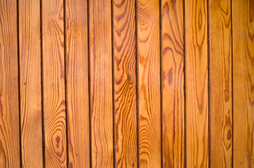 Old wooden lining on wall