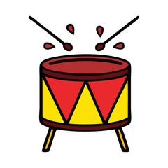 cartoon drum