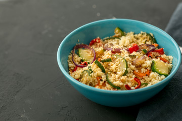 Couscous with roasted vegetables