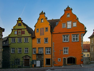 Fototapeta premium In der Altstadt von Schwäbisch Hall in Baden-Württemberg, Deutschland 