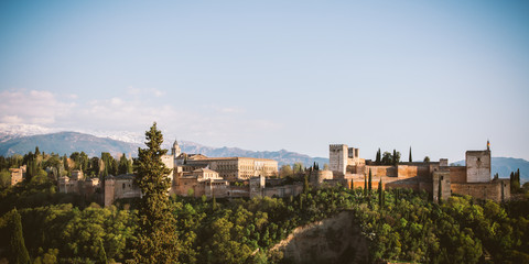 Fototapeta na wymiar Monument Alhambra in Granada