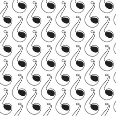 Seamless pattern with smoke pipes.