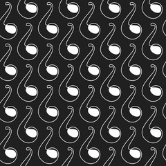 Seamless pattern with smoke pipes.