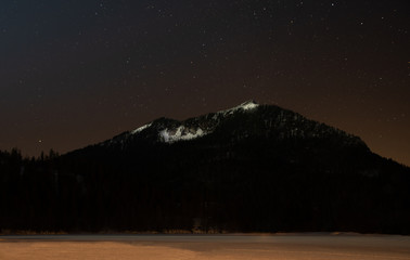 The alps when the stars have risen