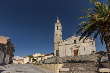Fototapeta na wymiar Chiesa Romanica San Nicola di Trullas - Semestene (Sassari)- Sardegna