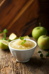 Healthy apple puree