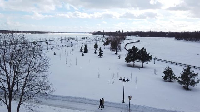 Main attractions of Yaroslavl, top view