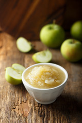 Healthy apple puree