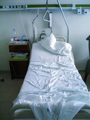 Hospital room in Barcelona. Spain