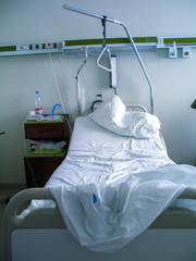 Hospital room in Barcelona. Spain