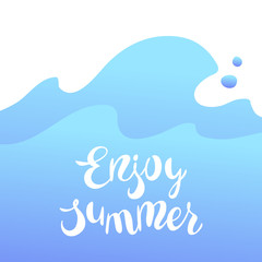 Enjoy summer illustration.