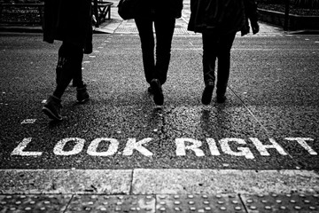 Cross Walk Look Right