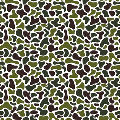 Camouflage Fluid simple pattern. Geometric Seamless pattern. Abstract vector illustration with geometric elements, shapes.