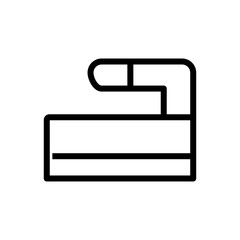 Flatiron icon. Home work sign