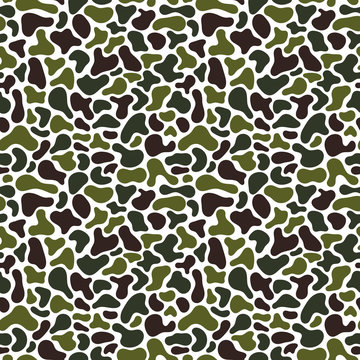 Camouflage Fluid simple pattern. Geometric Seamless pattern. Abstract vector illustration with geometric elements, shapes.