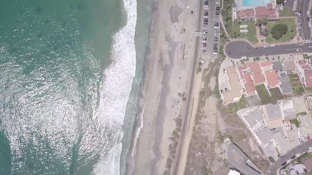 4K Aerial View Of San Clemente In Orange County, California (Rec.709)