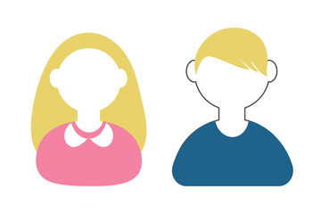 People set icon vector illustration on white background