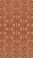 Ornate geometric pattern and two-tone abstract background