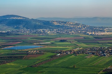 Fototapeta na wymiar Givat ha moreh Jezreel Valley view