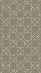 Ornate geometric pattern and two-tone abstract background