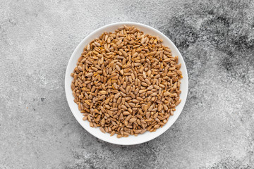 Sunflower seed close up. Breakfast, healthy food. It can be used as a background