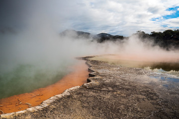 Wai-O-Tapu Thermal Wonderland near Rotorua, New Zealand 2