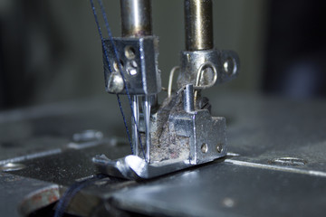 sewing machine closeup