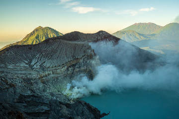 Kawah Ijen Volcano with Sulfuric Crater Lake, Java Island 7