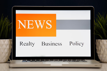 Digital Online Global News Update Concept